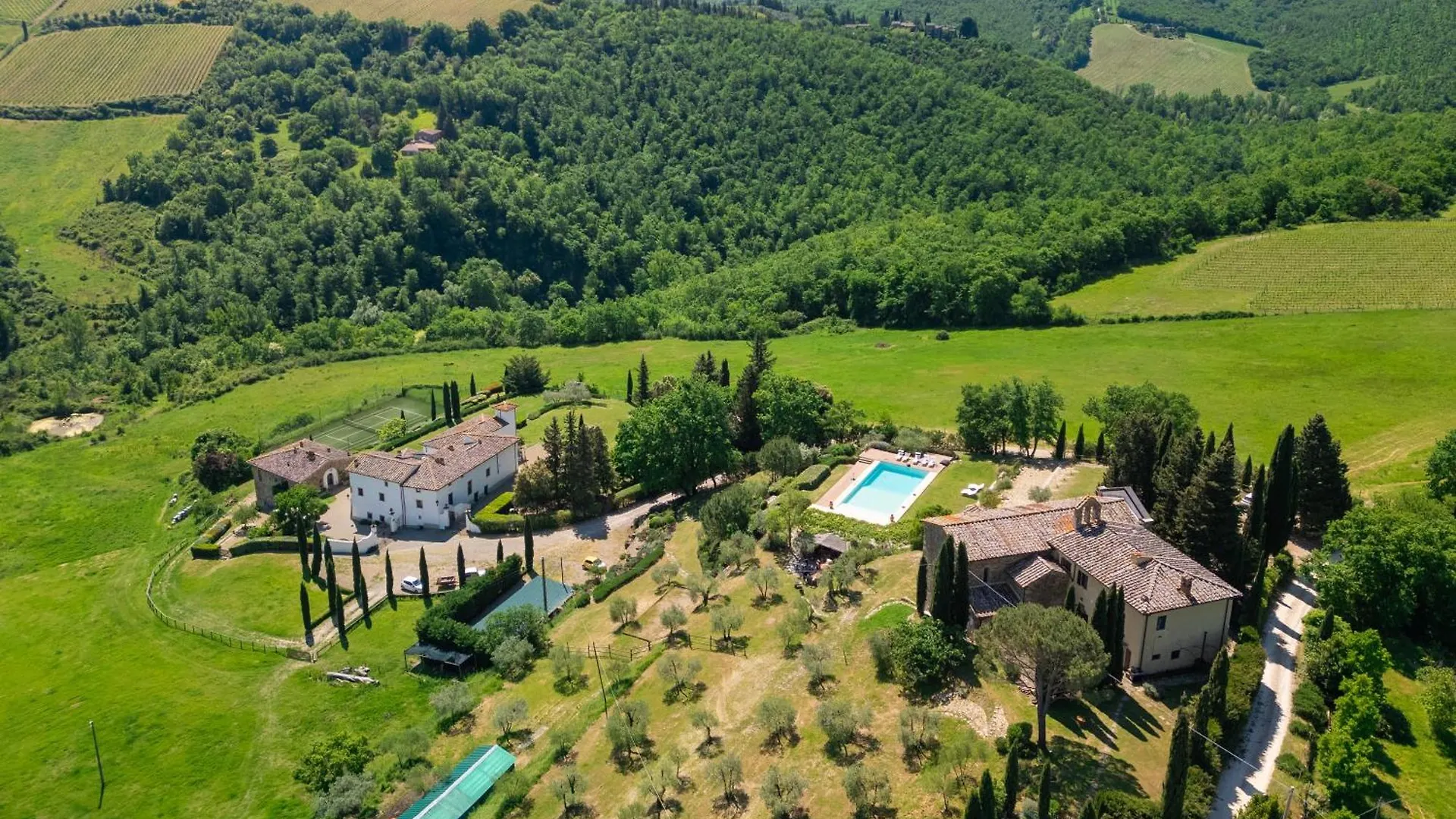 ファームステイ グレーヴェ・イン・キアンティ Rignana Estateヴィラ